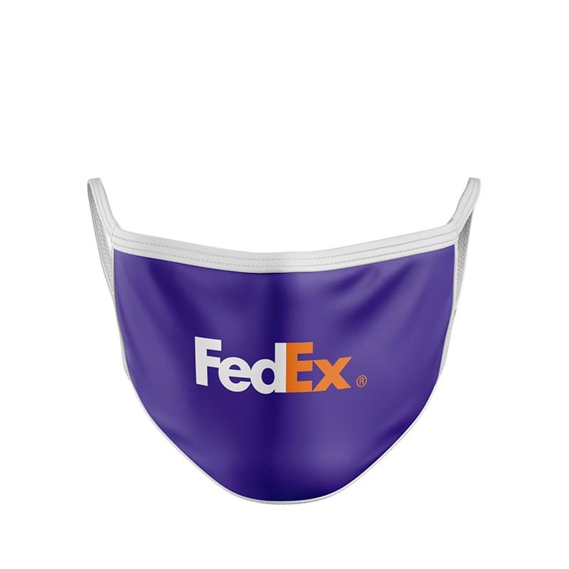 2 Ply Sublimated polyester mask